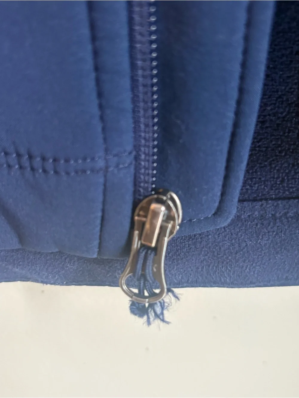 The North Face Navy Blue Softshell Jacket with Chest Logo